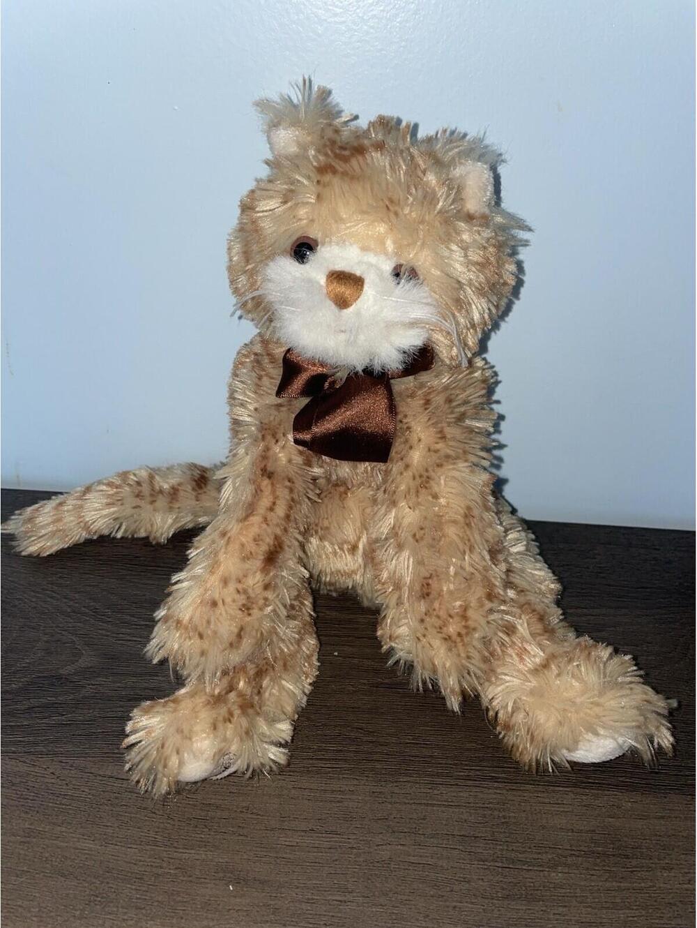 Bukowski Swedish Design Loke Cat Kitten Orange Tabby Plush Stuffed Animal Toy